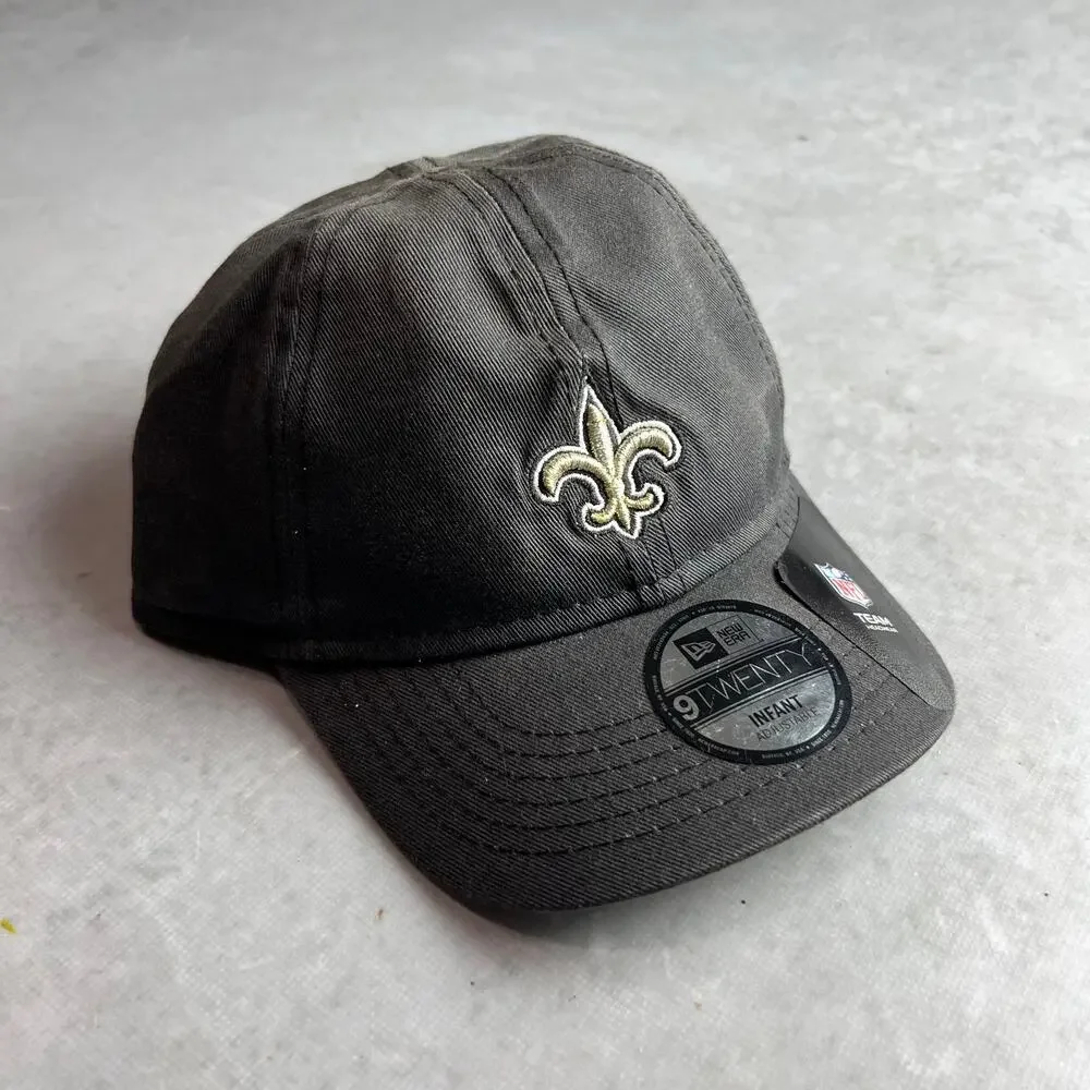 Infant NFL Saints Team Headwear Kids Black Baseball Cap One Size